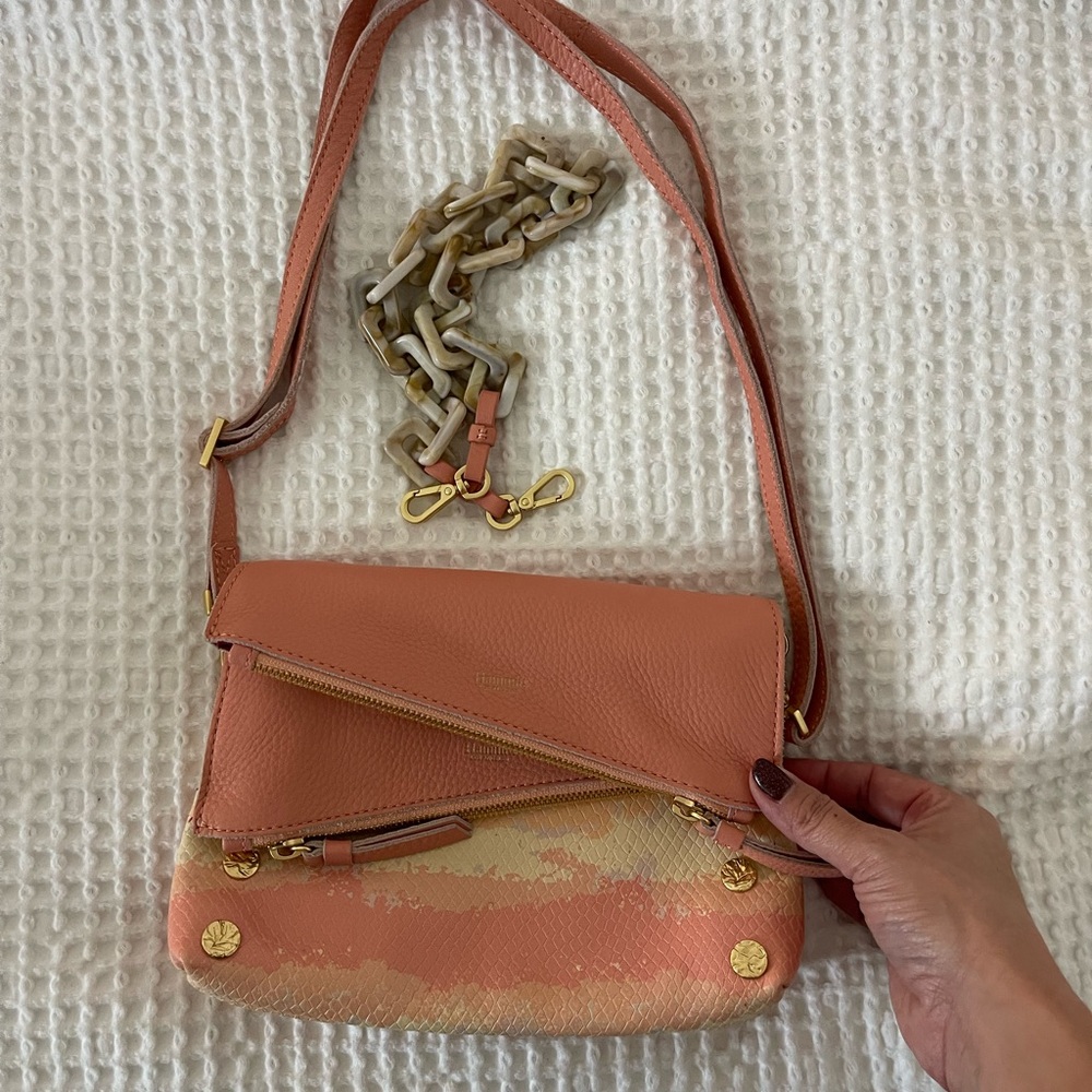 Hammitt Dillon 6-Way Crossbody Bag – Pink Himalayan Snake